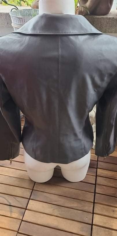 Giacche: Uni Graue Übergangs Jacke Leder Optik – Nuovo (secondo la descrizione) da Eglisau venduto da Durango-Eduardo 4