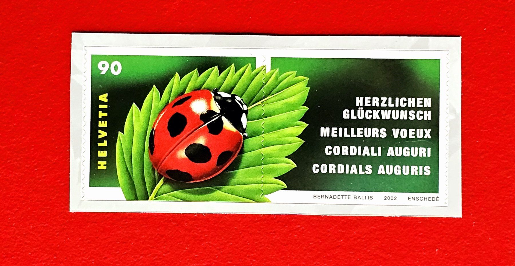 Tutti i francobolli: GLÜCKSKÄFER MARIENKÄFER BALTIS 1060 2002** POSTFRISCH – Nuovo (secondo la descrizione) da Düdingen venduto da Quartierstrasse