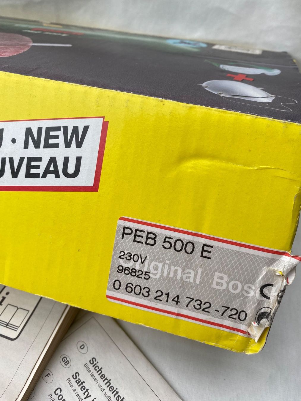 Bosch Smerigliatrici & Lucidatrici: Bosch PEB 500 E Schleifbürste, Radial- / Geradschleifer – Usato da Emmen venduto da Sutim2005 6