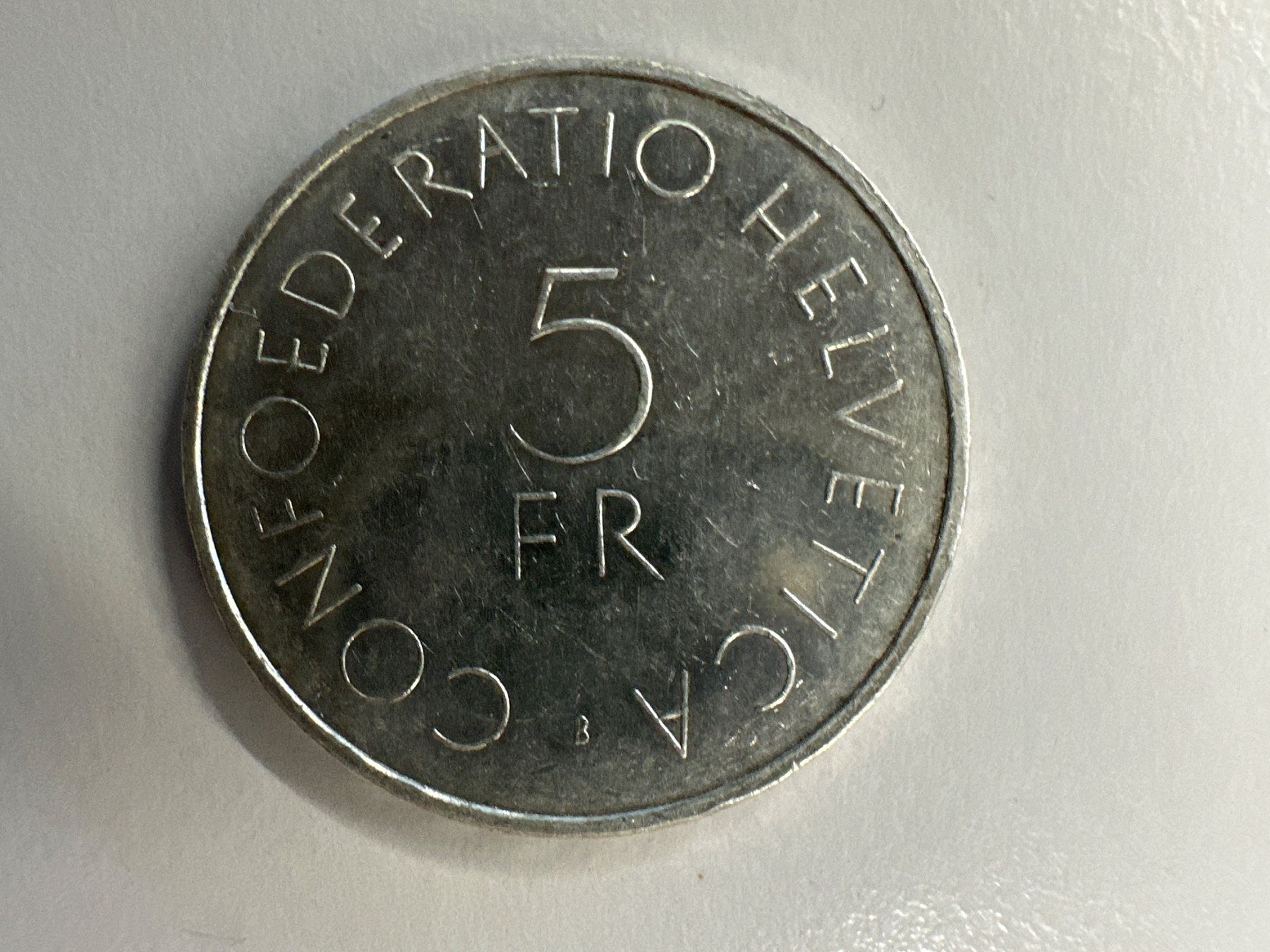 Tutti le monete: 5 Fr. Silber Schweiz Rotes Kreuz 1963 – Usato da Herisau venduto da herau 1