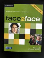 Face2Face Advanced Workbook mit Schlüssel, Top Zustand!
