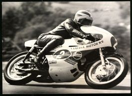 Fotografie D. Lob. Leipzig, Motorrad Ren