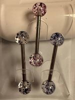 Zungenpiercings im Set. NEU