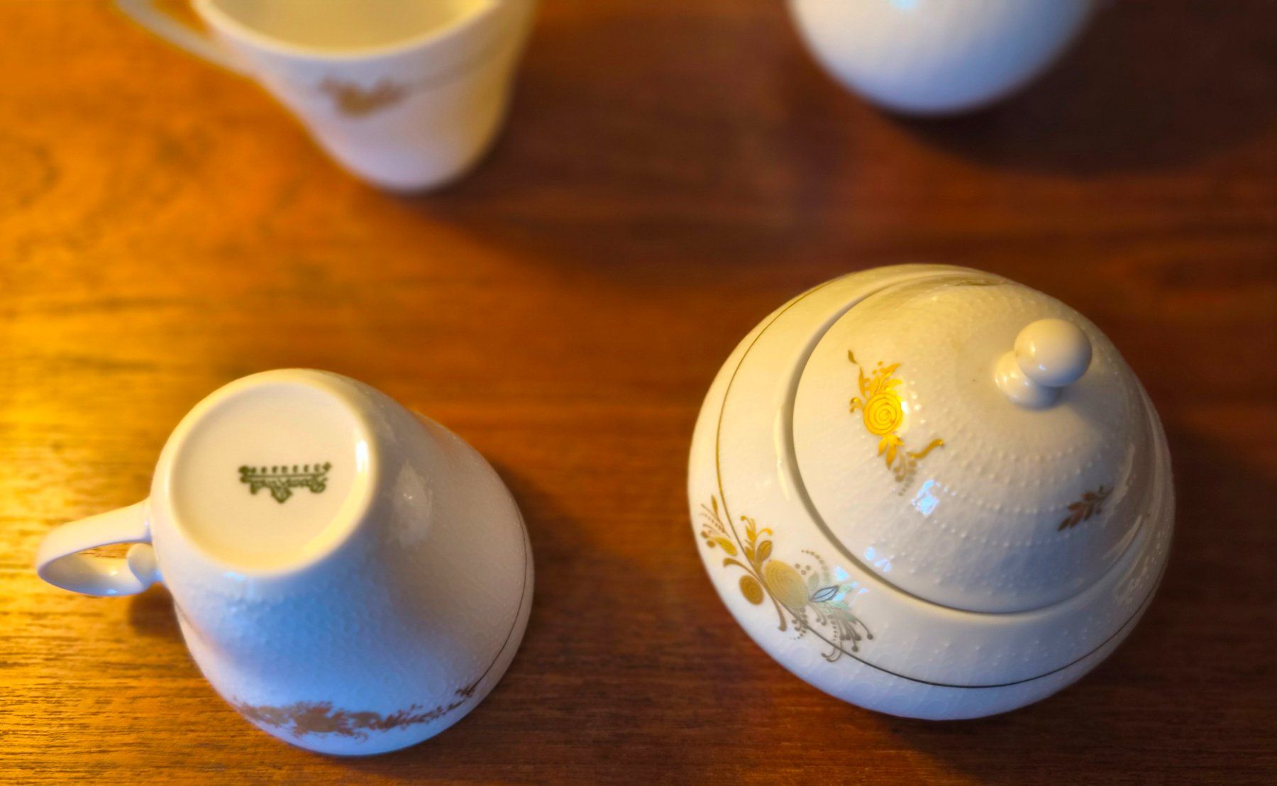 Rosenthal Set di piatti: Rosenthal studio-linie Kaffeeservice / Tee-Set Golddekor – Usato da Zürich venduto da Primanoctis 4
