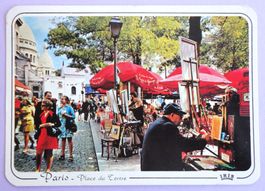 Paris - Montmartre : la Place du Tertre
