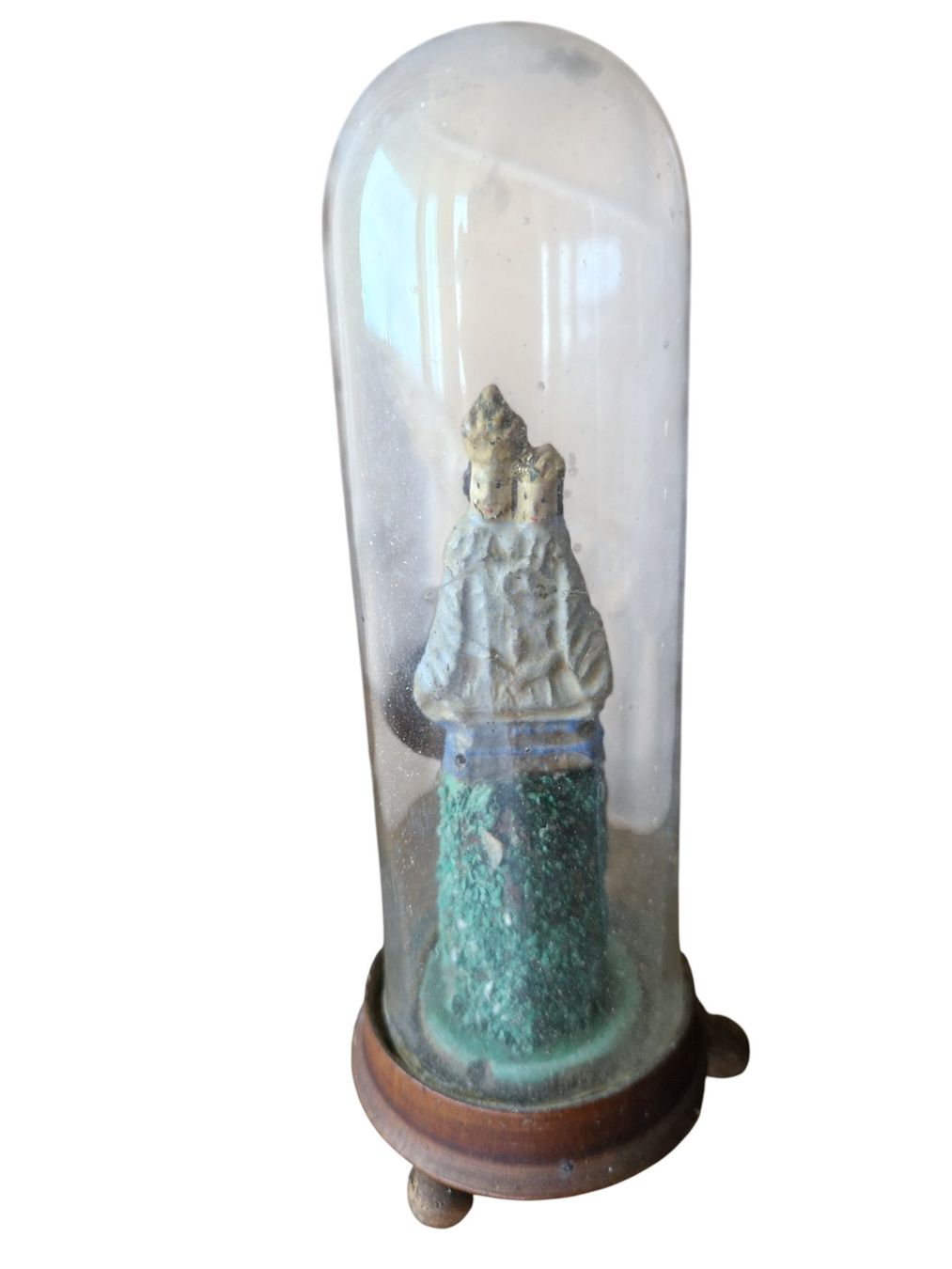 Statuette: Klosterarbeit Maria + Jesuskind – Usato da Mörschwil venduto da antiksalon21