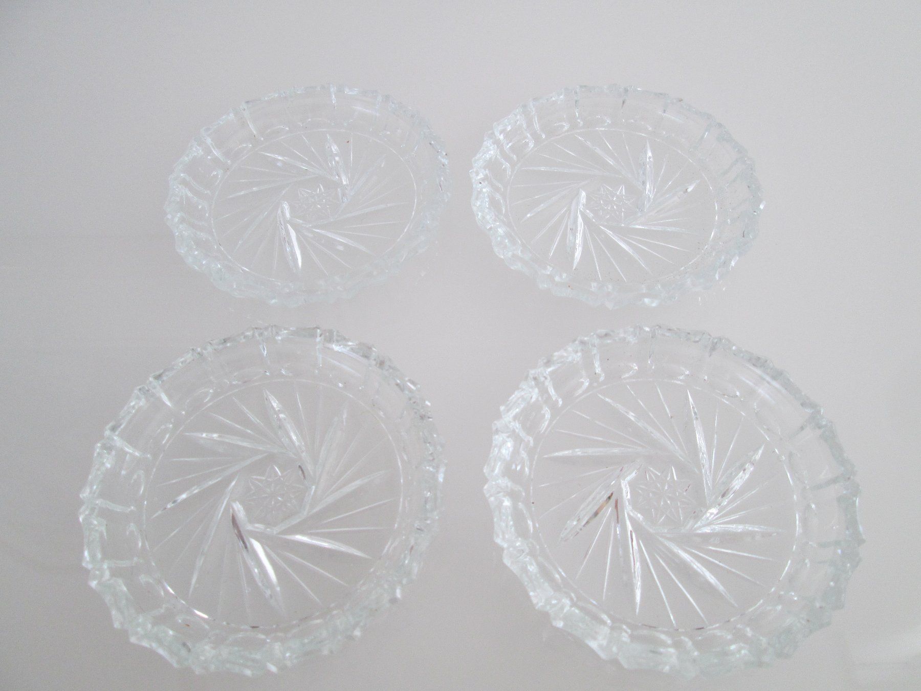 Teller: 4 Set Kleine  Kristall Teller, D - 9,5cm. – Gebraucht aus Movelier von ddomenika 3