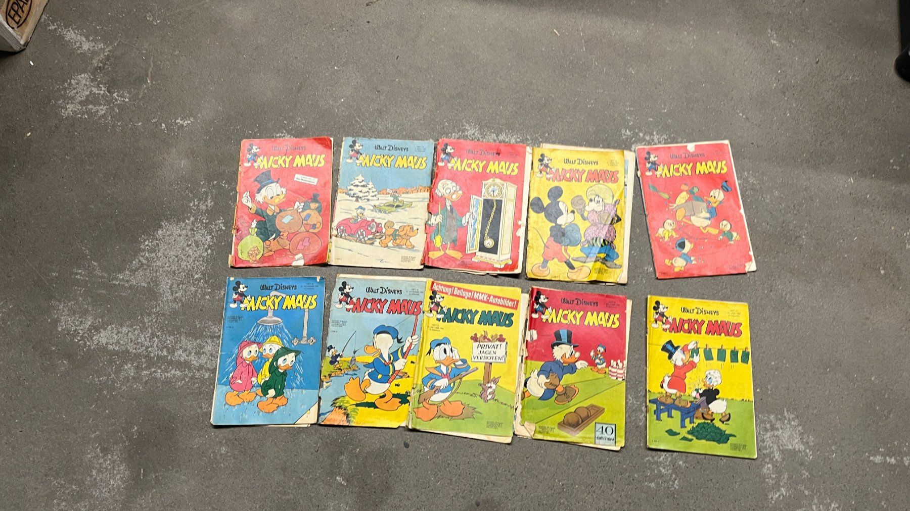 Comics: Mickey Maus Hefte 1963, 34 Stück – Gebraucht aus Bern von daskannweg 1