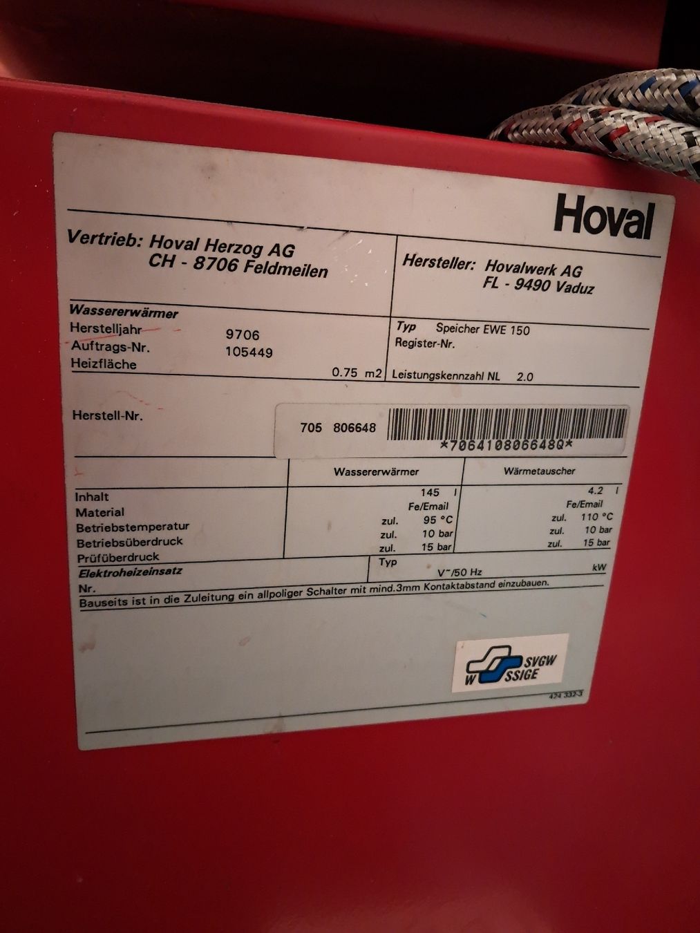 Hoval Radiatori: Heizung Ölheizung – Usato da Arnegg venduto da rewi4507 2