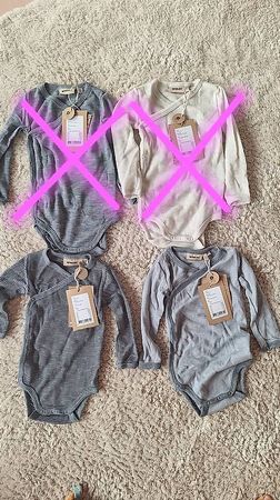 2x Wheat Body Wolle Gr. 68 & 74(6-12M) NEU