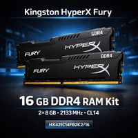 🔥Kingston HyperX Fury HX421C14FB2K2/16 – 16 GB DDR4 RAM Kit