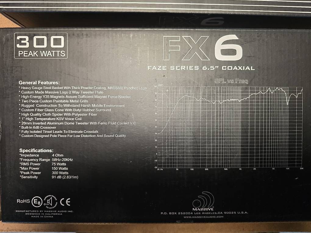 Casse acustiche: Lautsprecher Massive FX6 6.5" 300W – Usato da Schaffhausen venduto da cmarkus 1