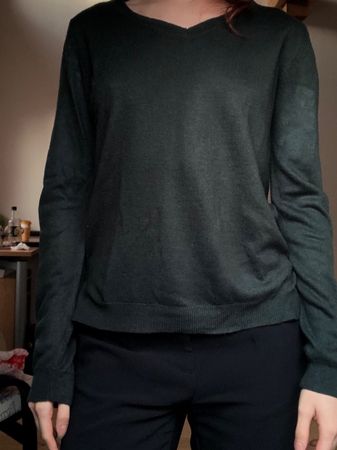 Pull vert foncé