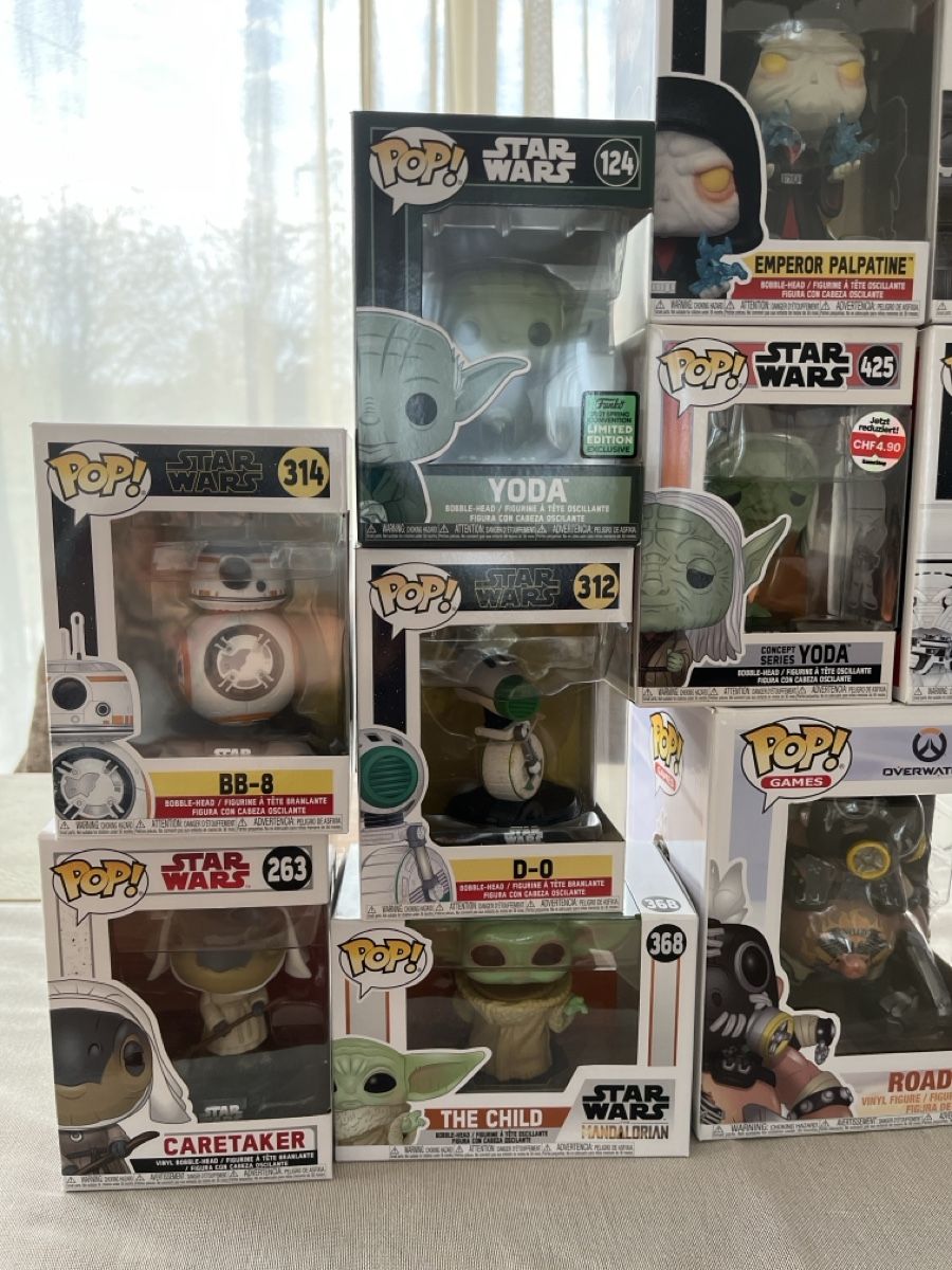 Star Wars Statuette: Funko Pop Figuren Sammlung: Star Wars, Overwatch etc. – Nuovo e nell'imballaggio originale da Merenschwand venduto da TheKraken 1