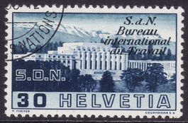 Dienstmarke BIT SBK-Nr. 50 (Völkerbundsgebäude 1938)