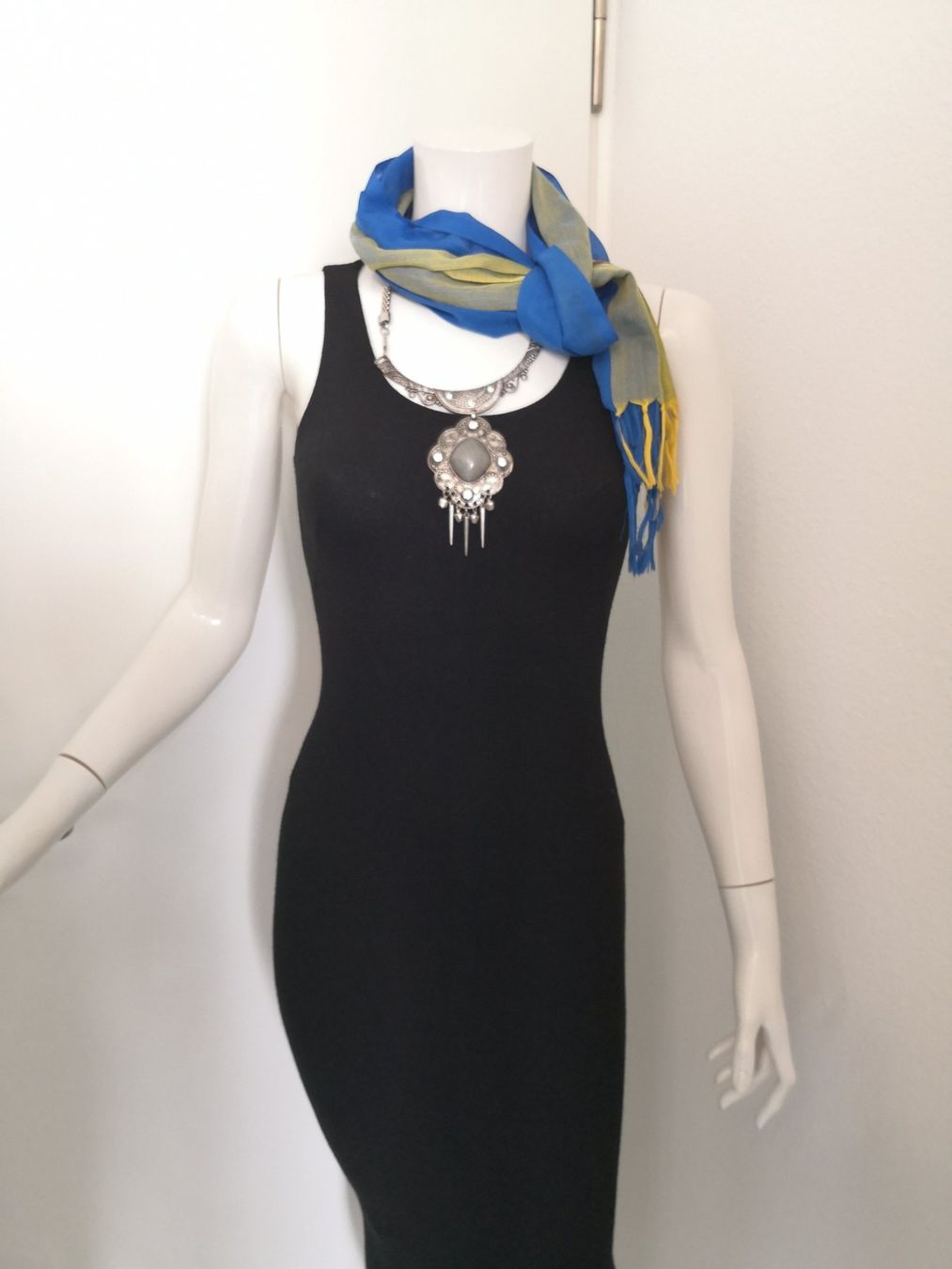 Foulard & Sciarpe: 🤩BOHO-CHIC SCHAL BLAU-GELB NEU – Nuovo (secondo la descrizione) da Olten venduto da Naja-Twins-Twins 9