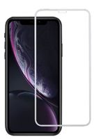iPhone XS Max Schutzglas weiss