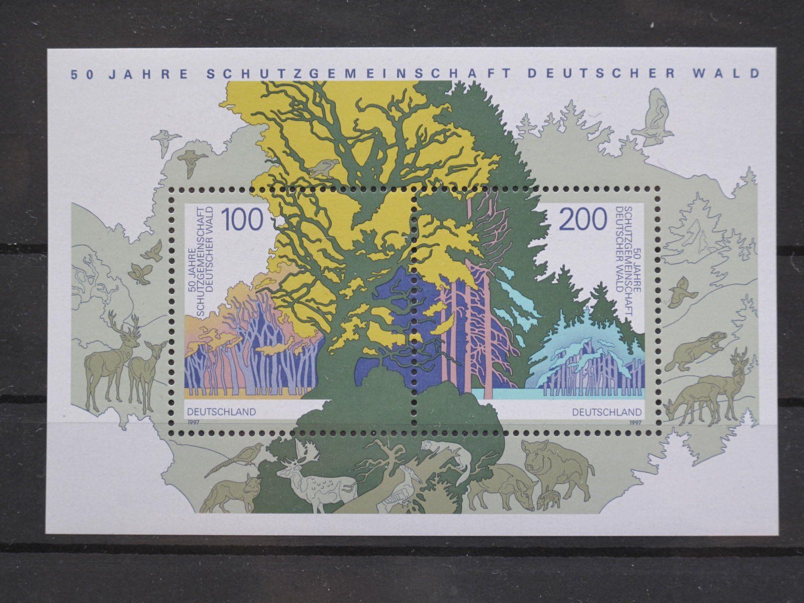 Alle Briefmarken: BRD 1997 Waldschutzgemeinschaft ** – Gebraucht aus Wil SG von fva01