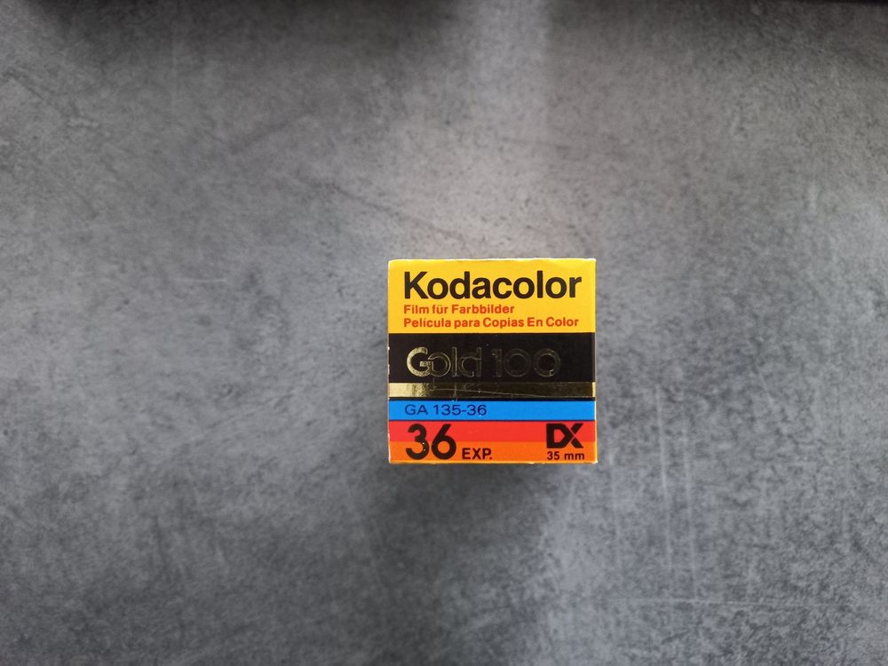 RAR Sammlerstück OVP Kodak Kodacolor Film Gold 100 (1988) Kaufen auf
