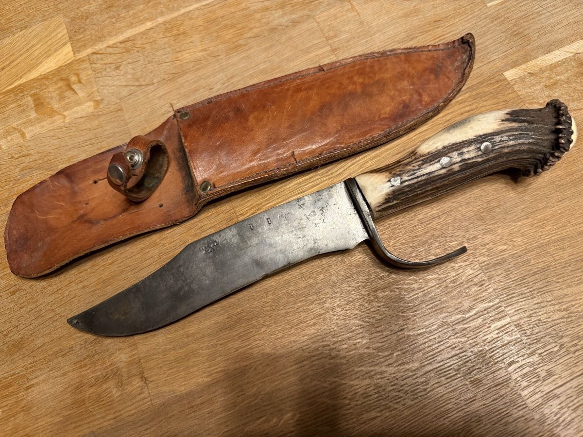 Accessori: Antikes grosses Jagdmesser Messer – Usato da Goldach venduto da Messerguru 2