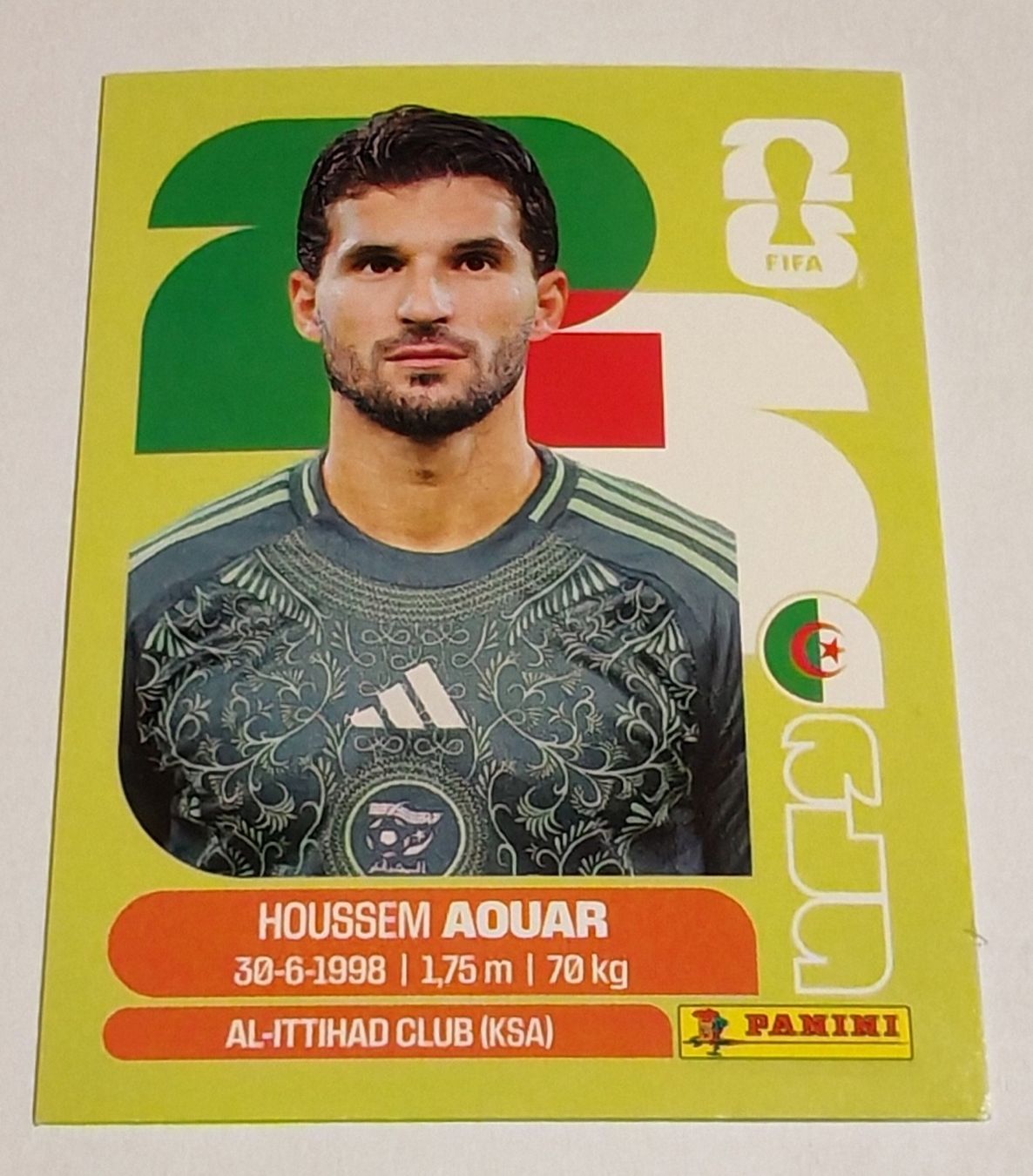 Panini Sammelbilder & Trading cards: Houssem Aouar - ALG 9 – Neu (gemäss Beschreibung) aus Rietheim von Squaley