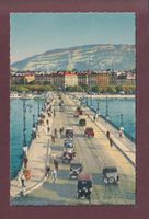 GENEVE - Pont du Mont-Blanc - oldtimer