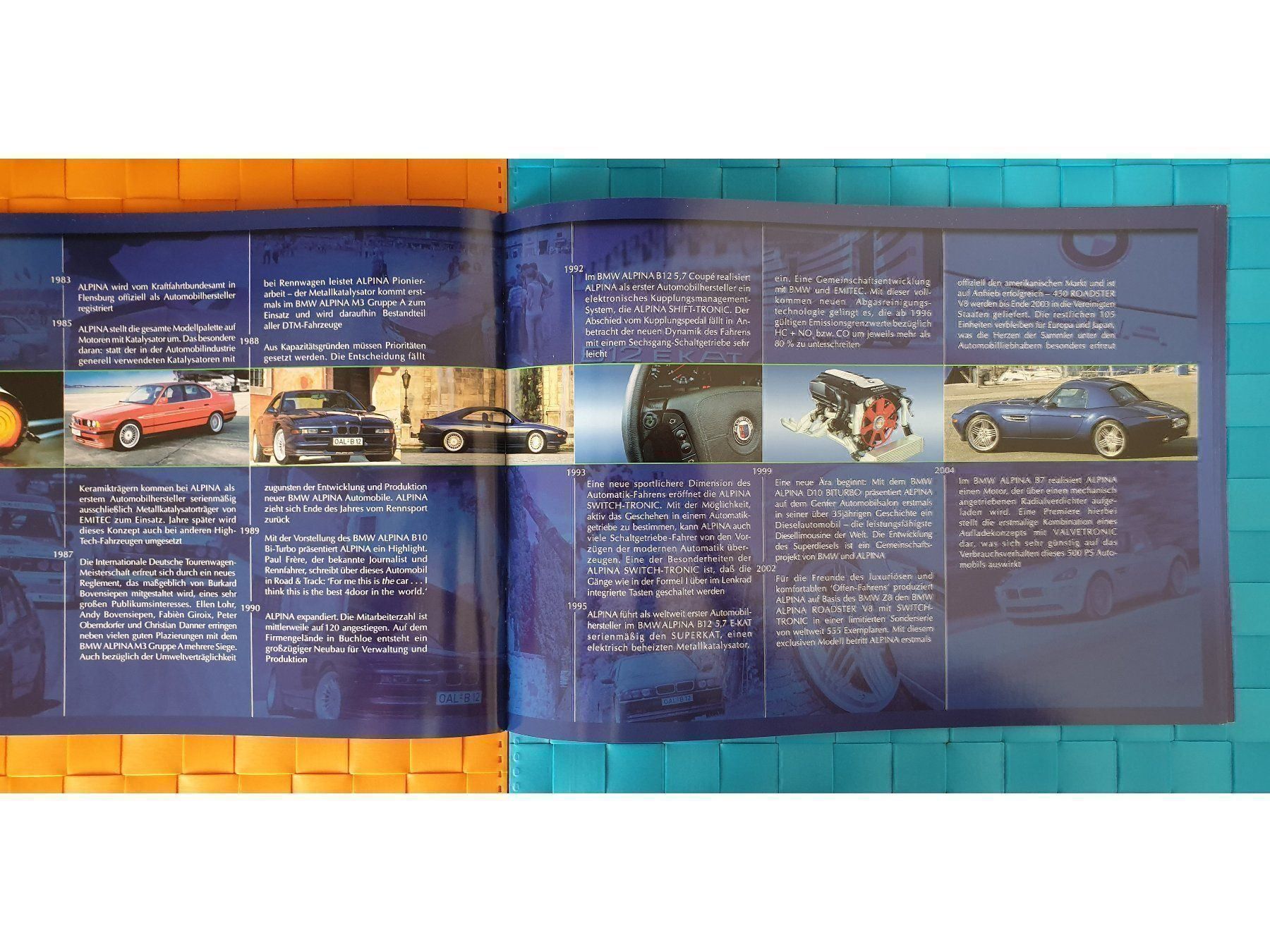 Documenti: BMW ALPINA PROGRAMM 2005 - B3, B5, B6, B7 - Prospekt – Nuovo (secondo la descrizione) da Viganello venduto da CARLiteratur 8