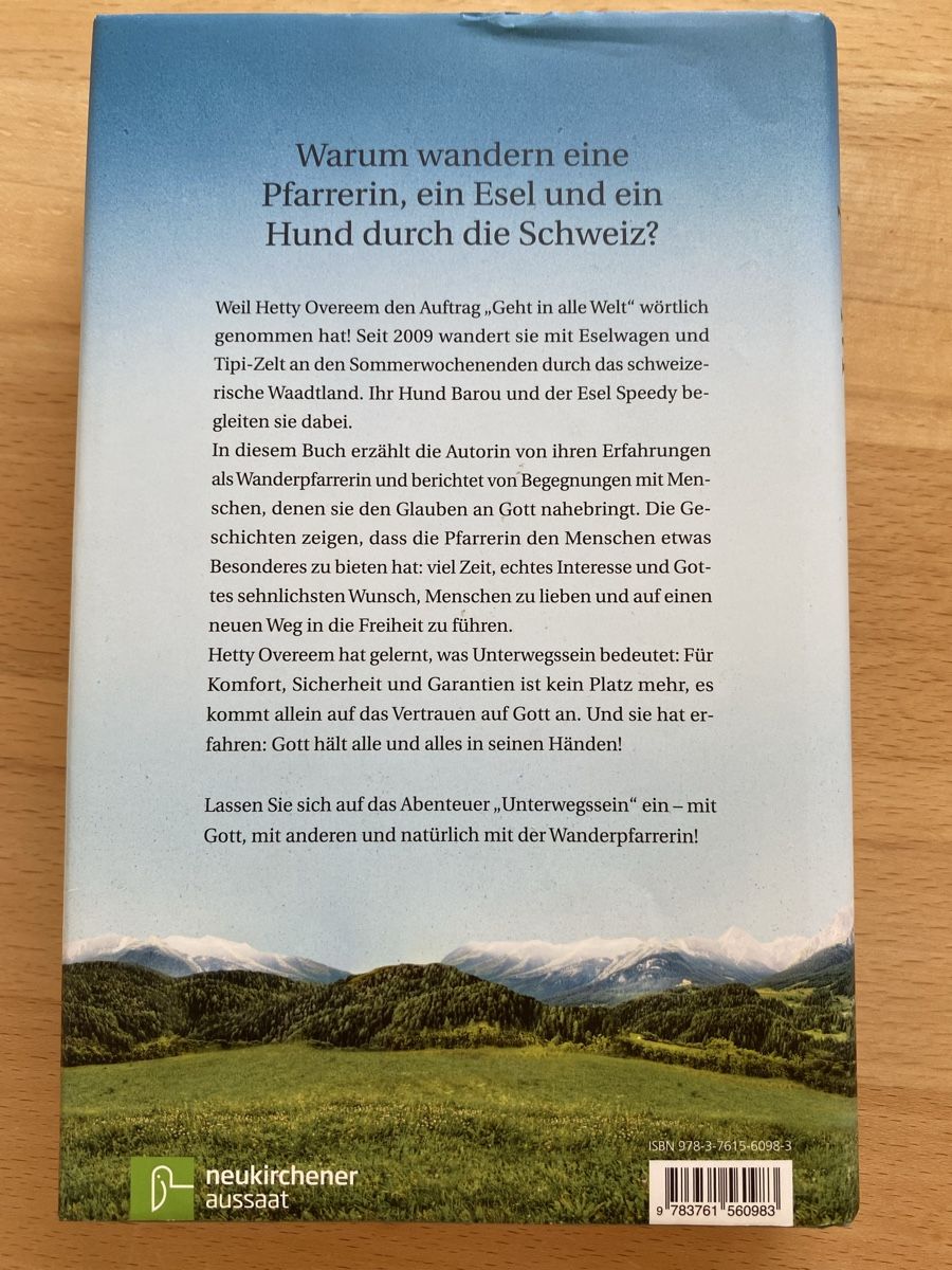 Bücher: Die Wanderpfarrerin - Hetty Overeem – Gebraucht aus Schwarzenburg von Michellu 1