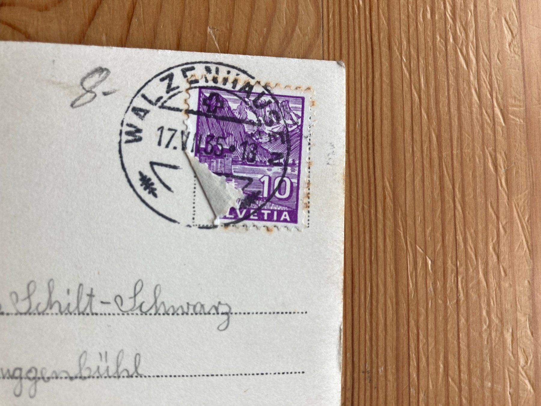 Cartoline postali: Walzenhausen - AK 1935 – Usato da Oberuzwil venduto da Henri09 1