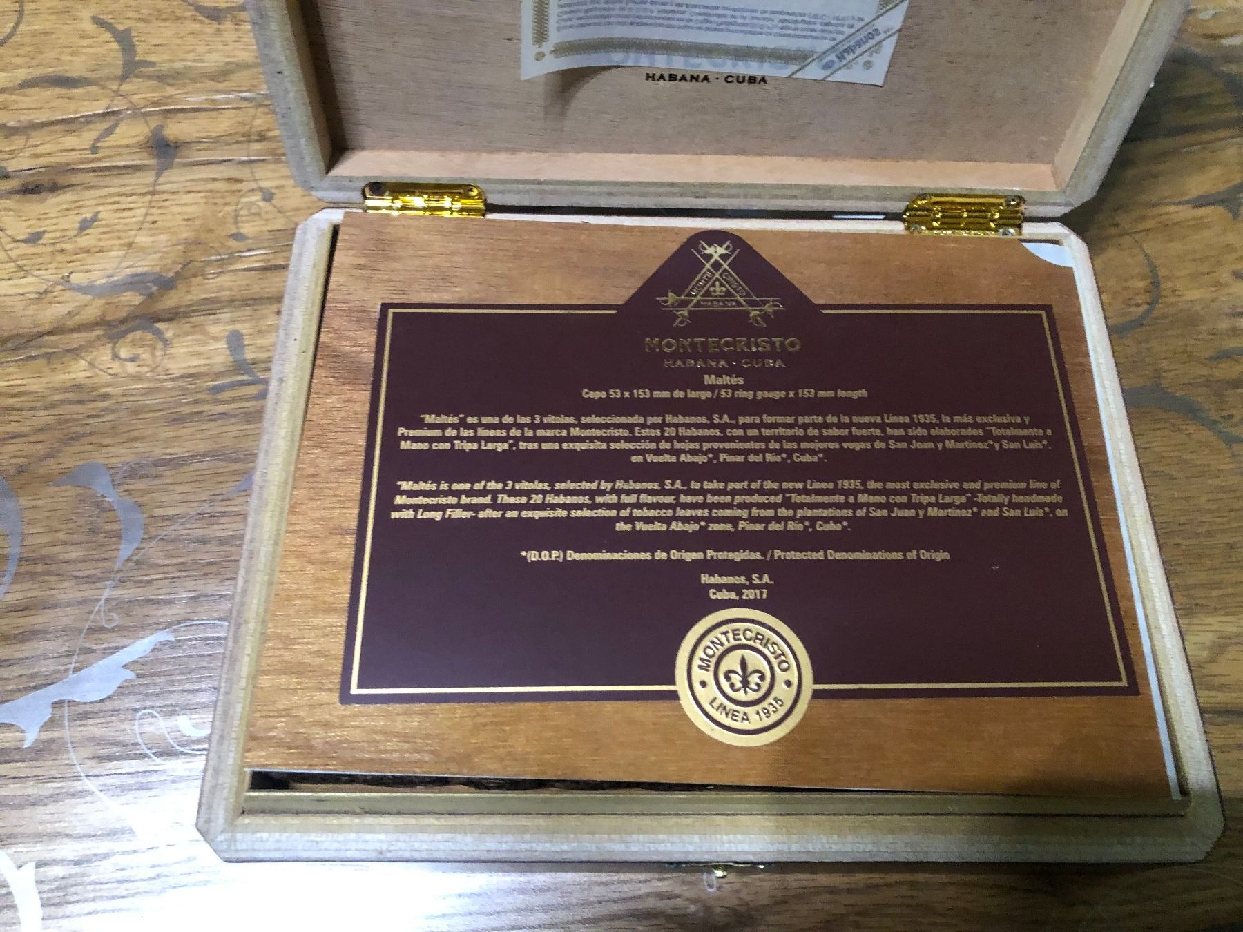 Montecristo Sigari: Montecristo Linea 1935 Maltes – Nuovo (secondo la descrizione) da Henggart venduto da Griffin1643 5