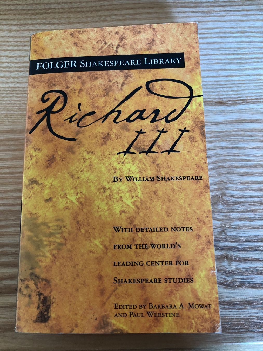 Libri: Shakespeare Richard III, Folger Ed., with illustrations – Usato da Zürich venduto da Upippin