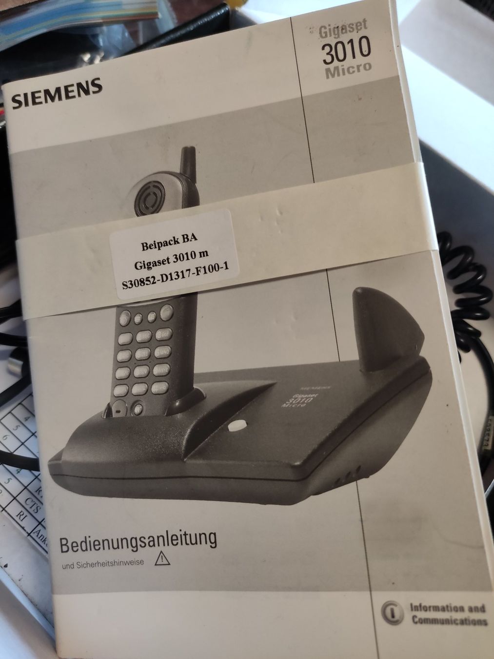 Gigaset Telefoni: Gigaset 3010 Basis Station – Usato da Mitlödi venduto da Amik 1