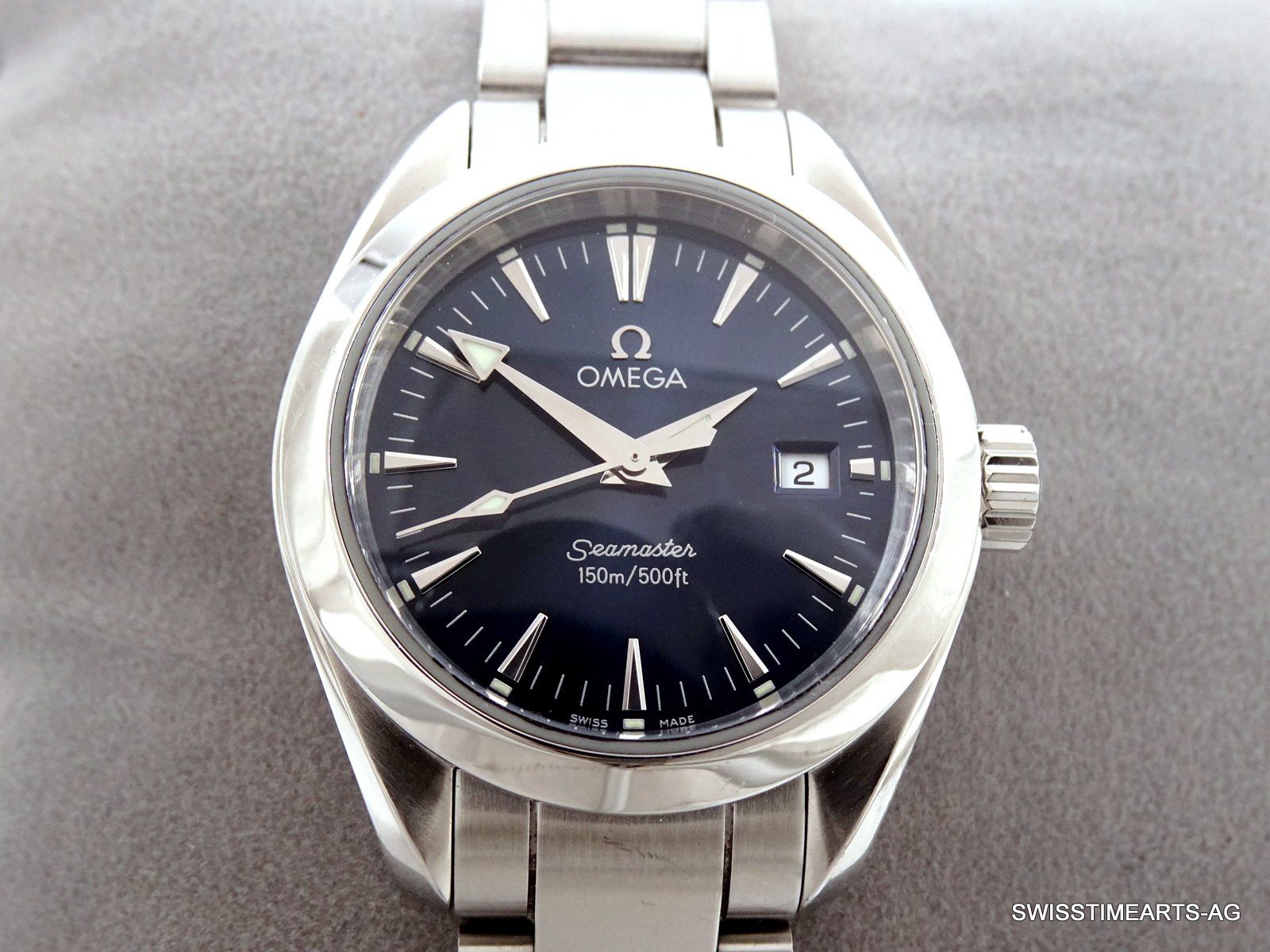 Omega Uhren: OMEGA SEAMASTER 150M AQUA TERRA 596.1110 DAMENUHR – Gebraucht aus Zürich von SWISSTIMEARTS-AG 1