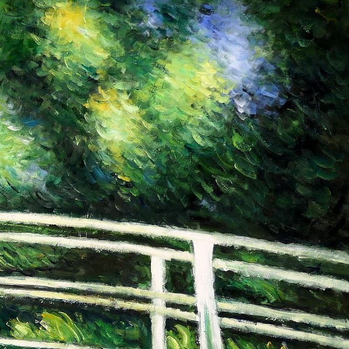 Reproduktionen & Neuware: Claude Monet - Brücke Seerosenteich – Neu (gemäss Beschreibung) aus Larnaca von KunstDepot24 3