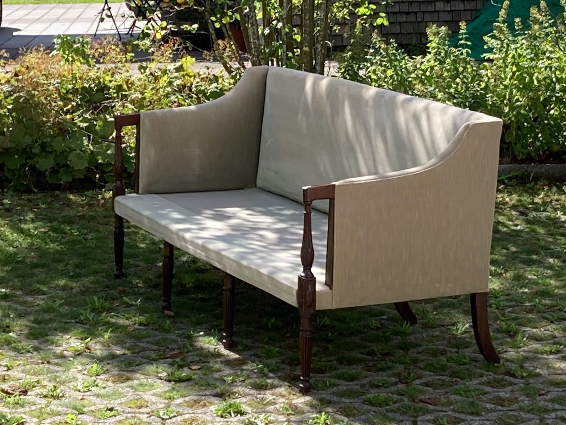 Divani: Sheraton Sofa Mahagoni um 1785 – Usato da Hubersdorf venduto da ltd_data 4
