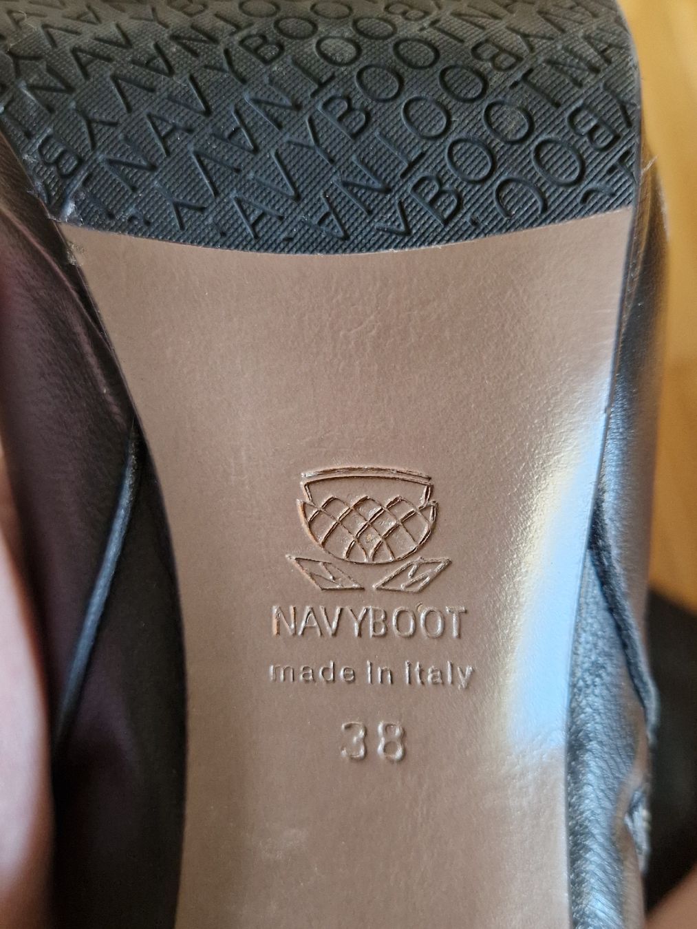 Navyboot Damenschuhe: Schwarze Lederstiefel Navyboot – Gebraucht aus Möhlin von len_28jr 5