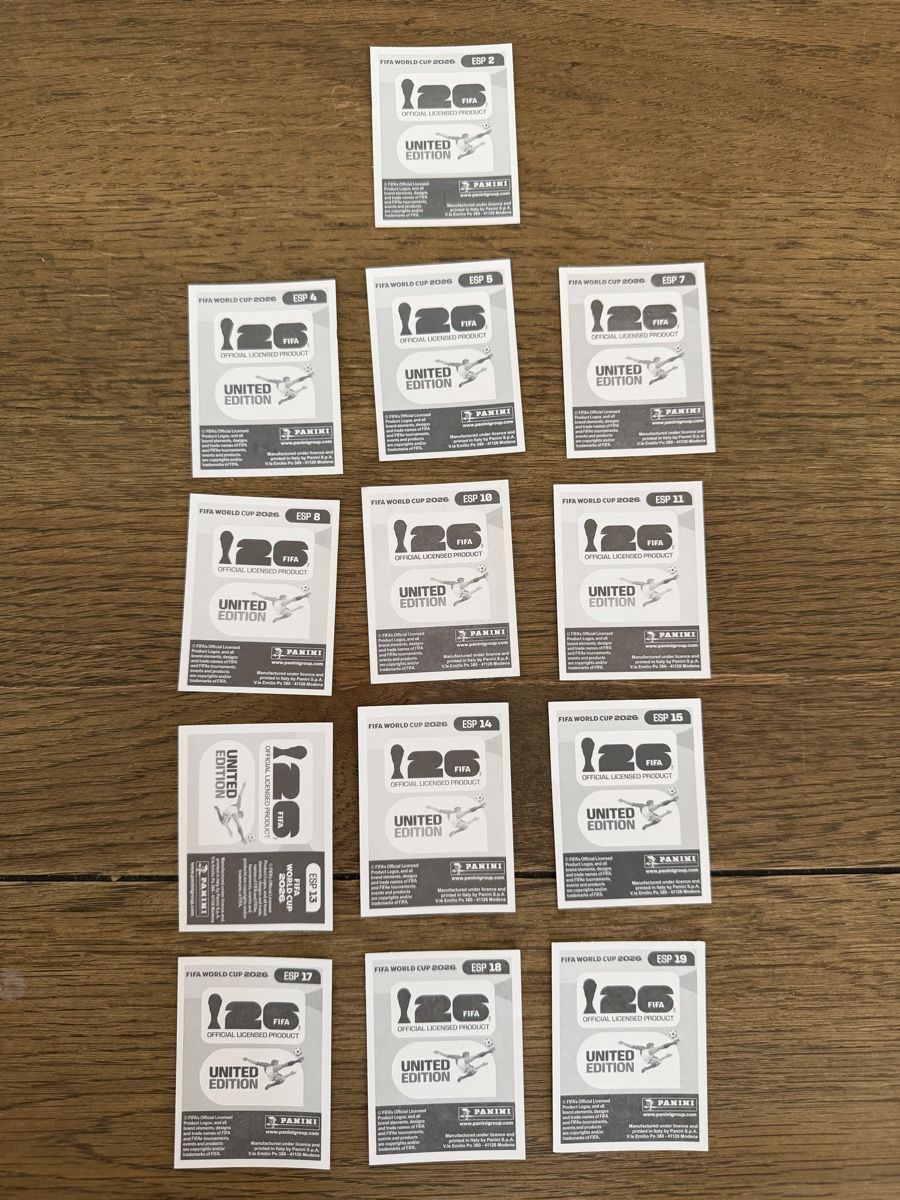 Panini Carte collezionabili: Panini WM 2026 Sticker, Diverse Spanien – Nuovo (secondo la descrizione) da Seengen venduto da Gegu2 1