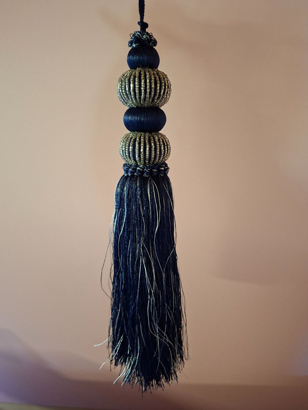 Tutte le decorazioni: neu: Deko Quaste dunkelblau-silber mit Perlen – Nuovo (secondo la descrizione) da Nassen venduto da verrueckt