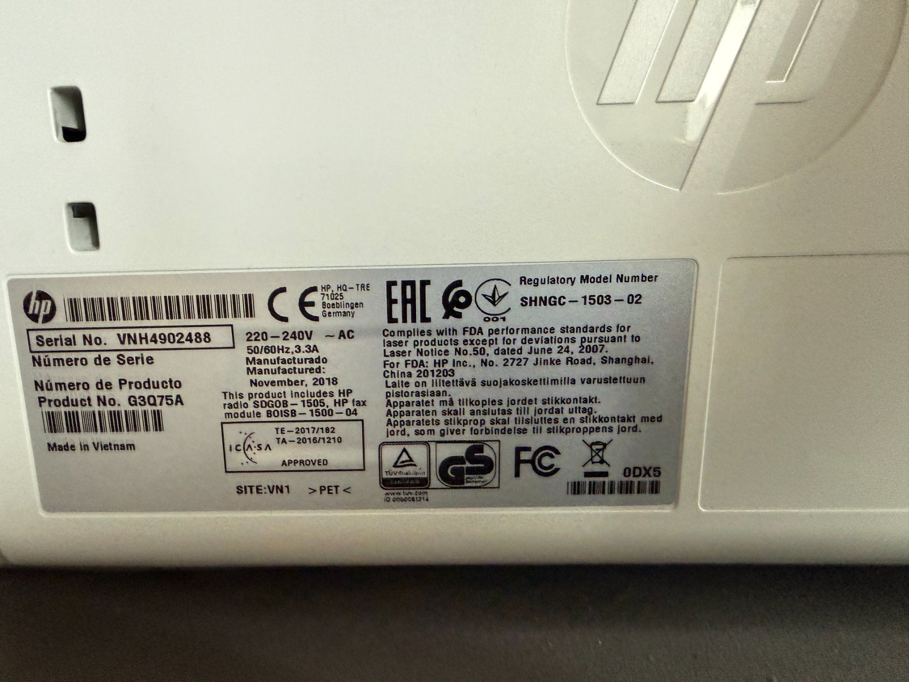Hewlett Packard Stampanti: Imprimante HP LaserJet Pro M227fdw – Usato da Founex venduto da MaevaMatahi 2