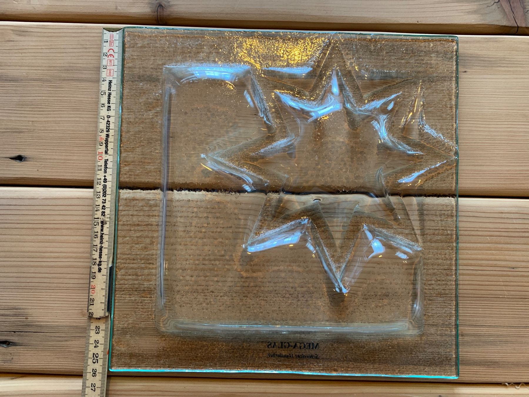 Piatti: Glasteller Mega-Glas Schweizer Handarbeit – Usato da Gansingen venduto da per_h7lz 5