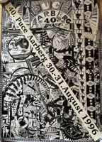 Original Plakat 40. Puce Aarberg 1996 von Bernhard Luginbühl