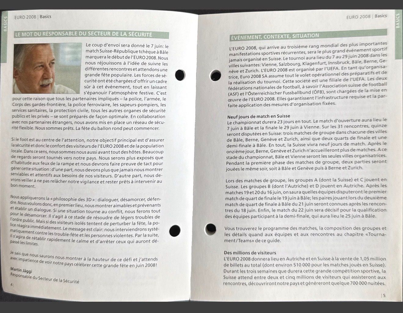 Libri: Guide du parfait hôte sécurité Euro 2008 – Usato da Fleurier venduto da jea_j77g 9