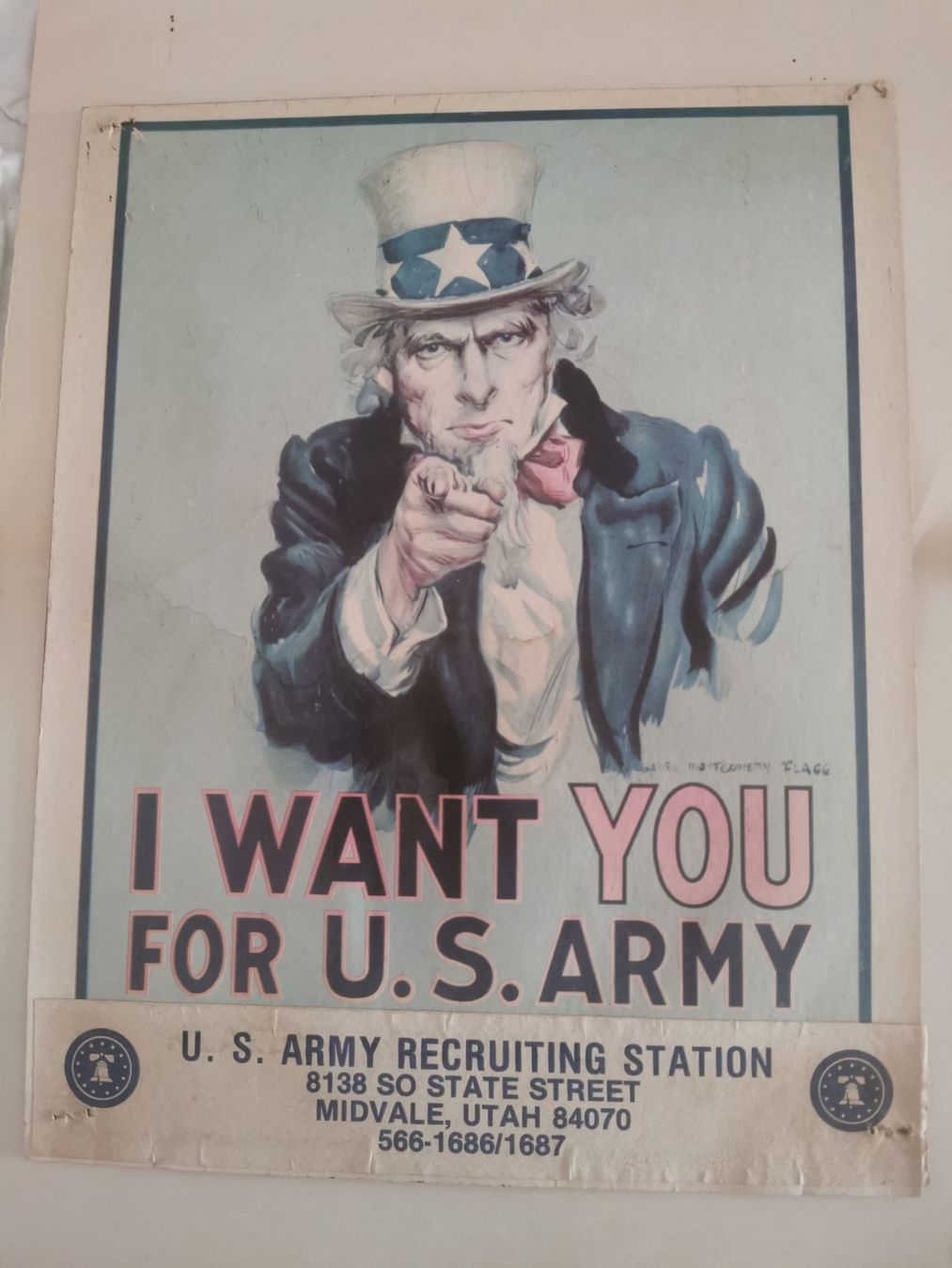 Foto & Immagini: Original US Army Rekrutierungs-Poster "Uncle Sam" – Usato da Unterlunkhofen venduto da trifasciata 1