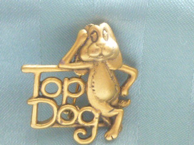 Spille & Fermagli: Brosche Top Dog sign. Davencraft – Usato da Hinwil venduto da Glasperlen