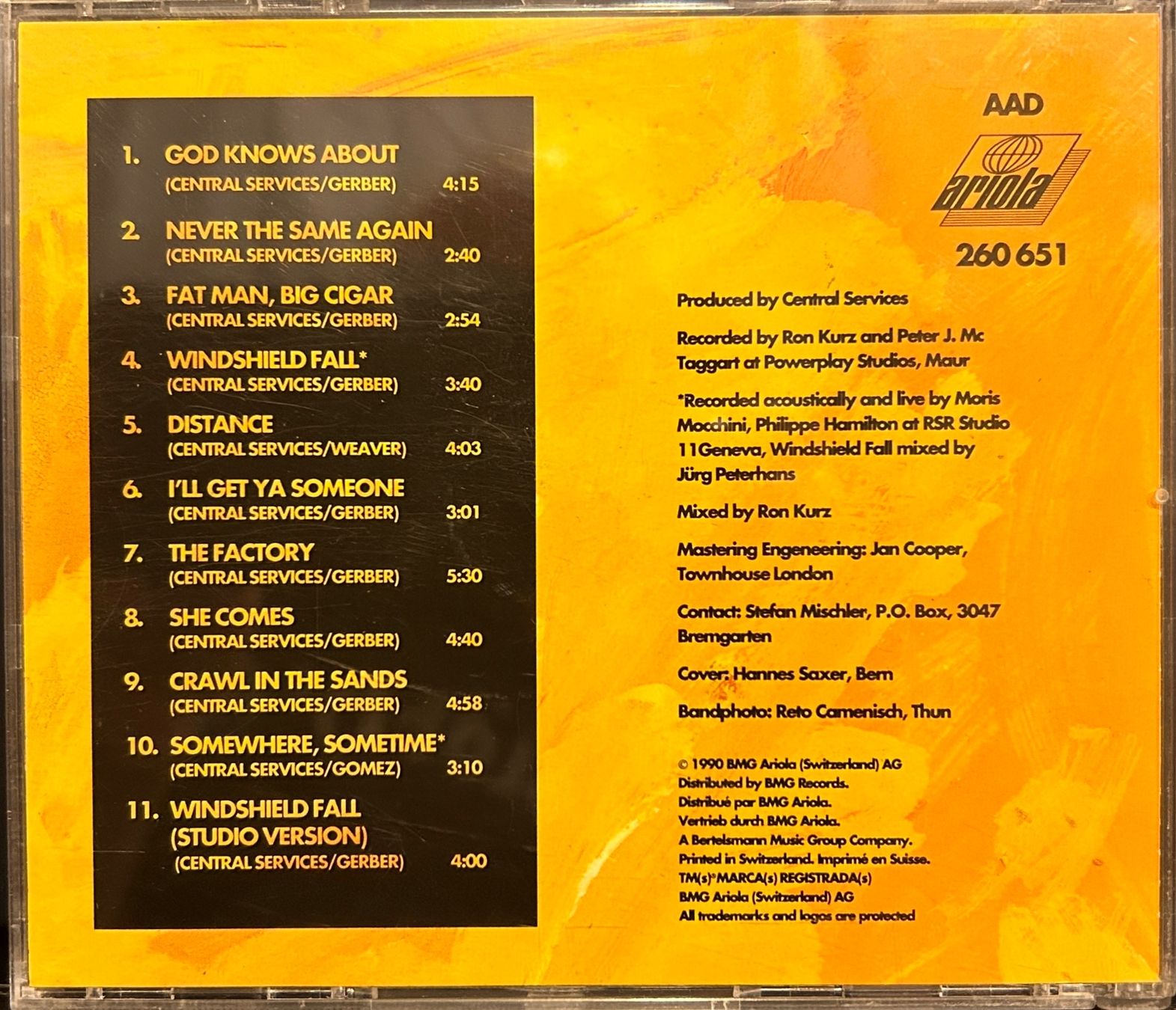 CDs: CD Central Services: Crawl In The Sands – D'occasion à Schliern b. Köniz par NDRS56 1