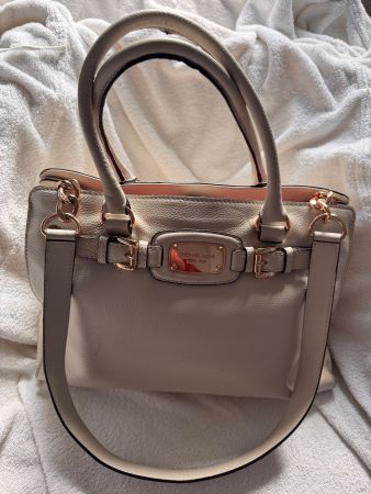 Michael Kors Leder Handtasche Cremeweisse, Schulterriemen