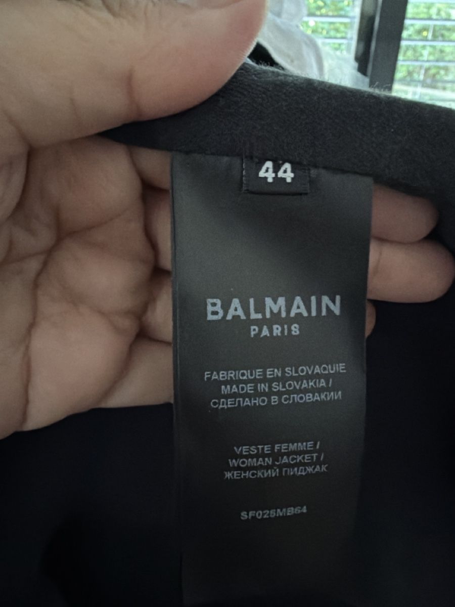 Balmain Giacche: Balmain Black Jacket wool /silk oversized style – Nuovo (secondo la descrizione) da Genève venduto da val_rp9x 7