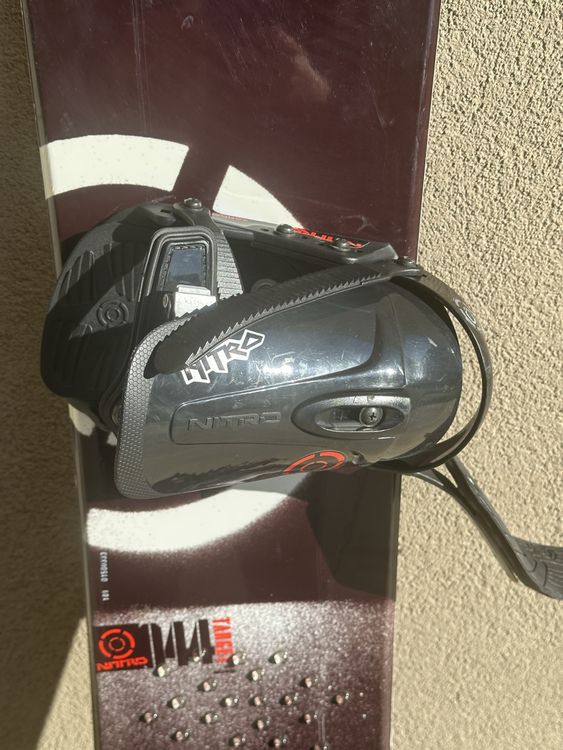 Snowboard Nitro Team Gullwing avec fixations 6