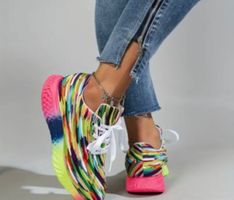 MUST HAVE - sportlicher Damenschuh, bunt, 40