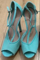 BUFFALO LONDON Damen High Heels Schuh Blau Gr. 39 Hot & Sexy